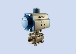 PNEUMATIC ACTUATOR WITH BALL VALVE